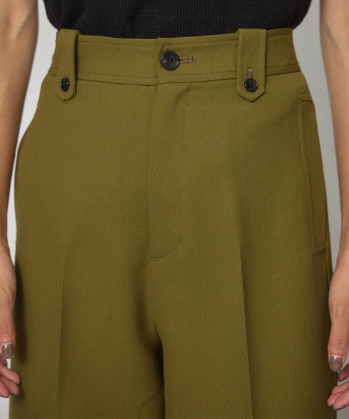 PUBLIC TOKYO（パブリックトウキョウ）の「【セットアップ対応】ワイドセミテーパートパンツ（その他パンツ・レディース・カーキ/ダークグレー・FREE）」の4枚目の写真