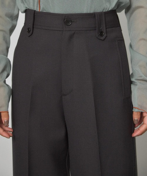 PUBLIC TOKYO（パブリックトウキョウ）の「【セットアップ対応】ワイドセミテーパートパンツ（その他パンツ・レディース・カーキ/ダークグレー・FREE）」の5枚目の写真