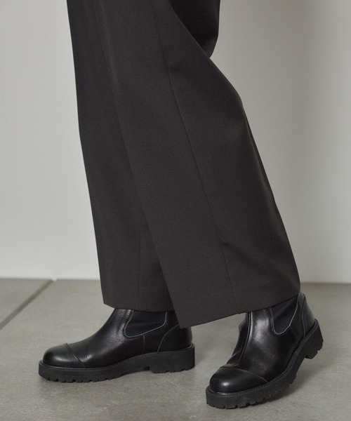 PUBLIC TOKYO（パブリックトウキョウ）の「【セットアップ対応】ワイドセミテーパートパンツ（その他パンツ・レディース・カーキ/ダークグレー・FREE）」の10枚目の写真