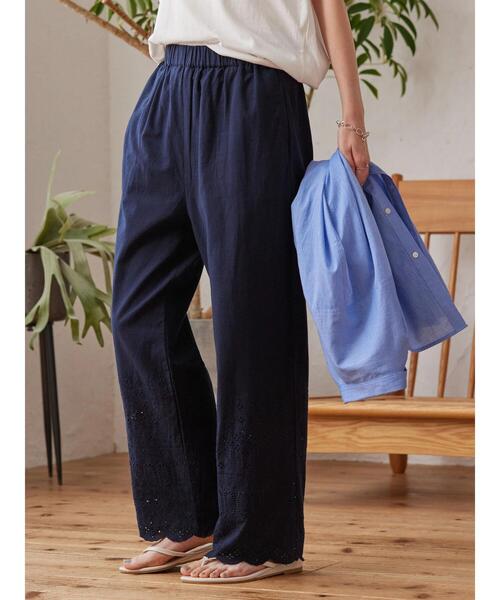 組曲スカラップレースパンツネイビー2 セール】スカラップレースパンツ（その他パンツ）｜AMERICAN HOLIC