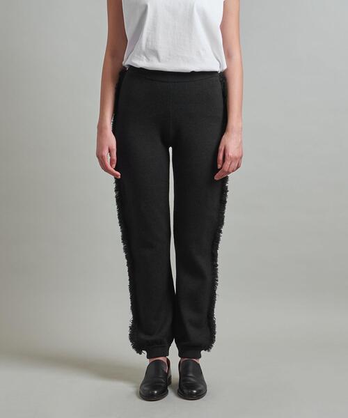 LOEFF(ロエフ)の「<LOEFF>W 9G フリンジ ニットパンツ(その他パンツ・レディース・ダークグレー/クリーム・FREE)」の14枚目の写真