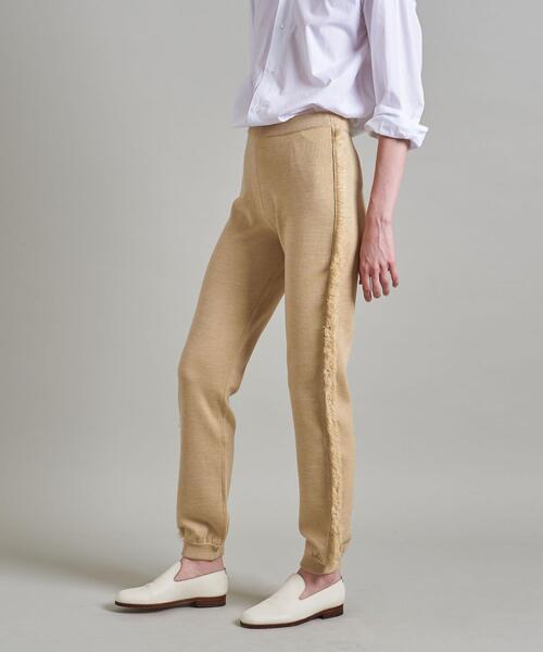 LOEFF(ロエフ)の「<LOEFF>W 9G フリンジ ニットパンツ(その他パンツ・レディース・ダークグレー/クリーム・FREE)」の18枚目の写真