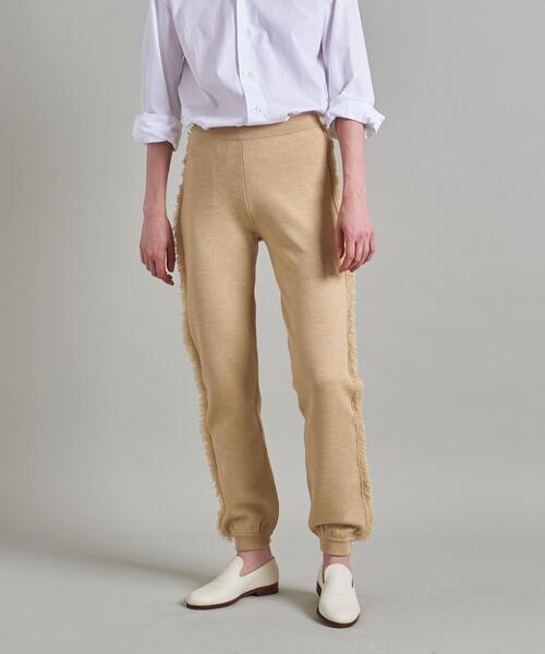 LOEFF(ロエフ)の「<LOEFF>W 9G フリンジ ニットパンツ(その他パンツ・レディース・ダークグレー/クリーム・FREE)」の19枚目の写真