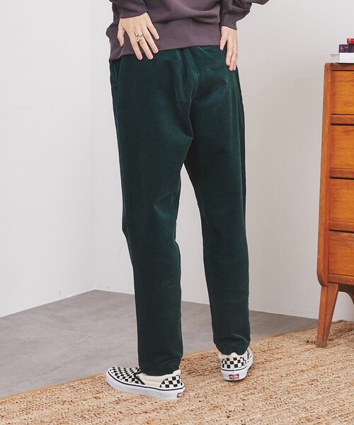 coen（コーエン）の「コーデュロイテーパードパンツ（その他パンツ・レディース・ダークグレー/ライトグレー/ブラウン/ダークグリーン・S/M/L）」の16枚目の写真