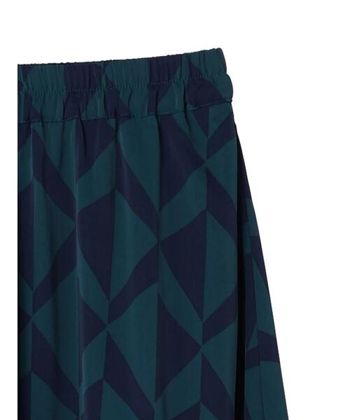 Green Parks(グリーンパークス)の「・ELENCARE DUE ジオメトリックptスカート(スカート・レディース・ブラック/グリーン・FREE)」の8枚目の写真