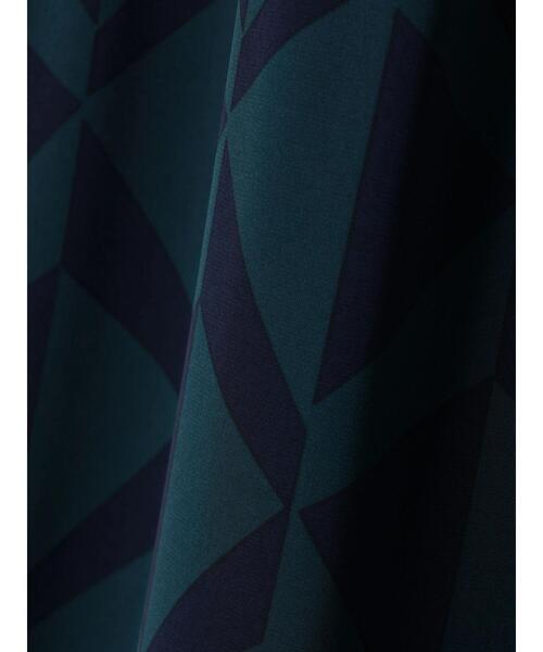 Green Parks(グリーンパークス)の「・ELENCARE DUE ジオメトリックptスカート(スカート・レディース・ブラック/グリーン・FREE)」の5枚目の写真