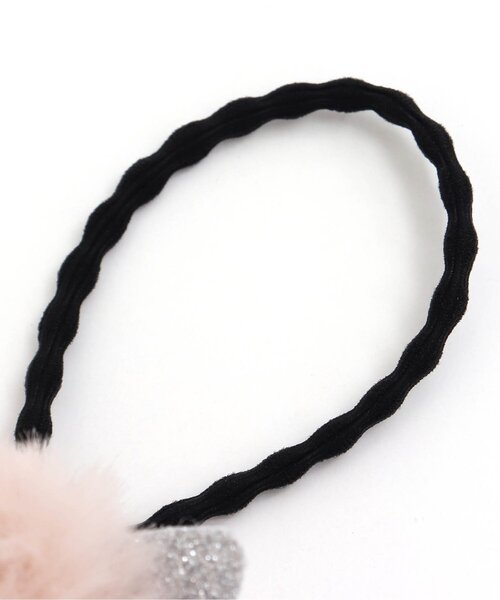 apres les cours（アプレレクール）の「くま＆ねこファーヘアゴム（ヘアゴム・キッズ・ブラウン/ピンク・FREE）」の5枚目の写真