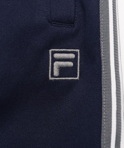 FILA（フィラ）の「FILA/フィラ ブランド ロゴ ライン入り ジャージ ジョガーパンツ トラックパンツ（その他パンツ・メンズ・チャコールグレー/ブラック×レッド/ネイビー系・LL/M/L）」の13枚目の写真