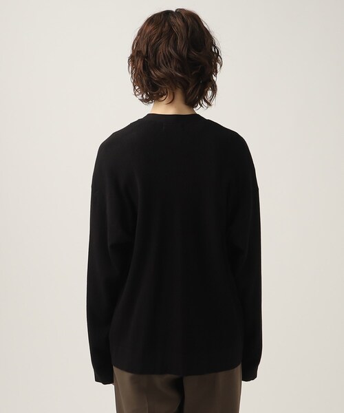 tk.TAKEO KIKUCHI（ティーケータケオキクチ）の「◆フェイクレイヤーニットカーディガン（カーディガン/ボレロ・レディース・ブルー系4/モスグリーン系4/ブラック系4・66）」の7枚目の写真