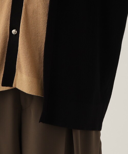 tk.TAKEO KIKUCHI（ティーケータケオキクチ）の「◆フェイクレイヤーニットカーディガン（カーディガン/ボレロ・レディース・ブルー系4/モスグリーン系4/ブラック系4・66）」の10枚目の写真