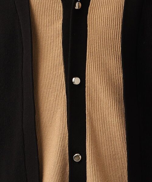 tk.TAKEO KIKUCHI（ティーケータケオキクチ）の「◆フェイクレイヤーニットカーディガン（カーディガン/ボレロ・レディース・ブルー系4/モスグリーン系4/ブラック系4・66）」の11枚目の写真