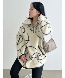 EMODA | ハーフジップボアプルオーバー(Tシャツ/カットソー)