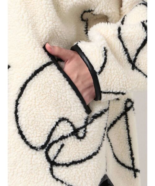 EMODA（エモダ）の「ハーフジップボアプルオーバー（Tシャツ/カットソー・レディース・ブラック/その他・FREE）」の12枚目の写真