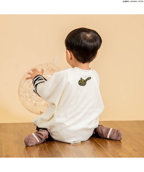 BIT'Z（ビッツ）の「おばけのアッチアップリケ長袖Tシャツ（Tシャツ/カットソー・キッズ・キナリ/マスタード・90/100/120/110/80/95）」の5枚目の写真