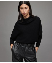ALLSAINTS | RIDLEY CROPPED CASHMERE BLEND JUMPER | RIDLEY クロップド カシミヤ ブレンド ニット・セーター(ニット/セーター)