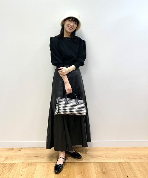 OPAQUE.CLIP（オペークドットクリップ）の「◆シャギーバケハ（ハット・レディース・ブラック/オフホワイト・00）」の8枚目の写真