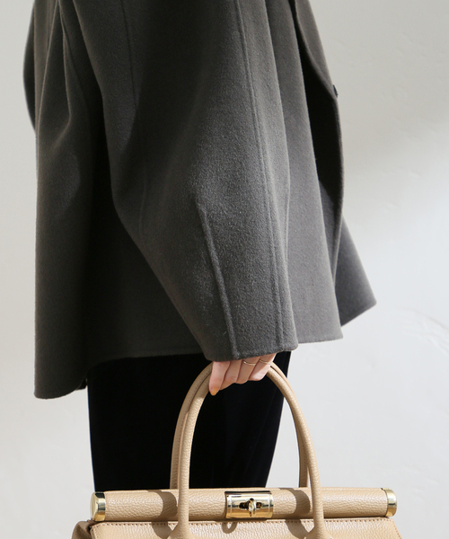 La TOTALITE（ラトータリテ）の「ウールナイロン リバーショールコート