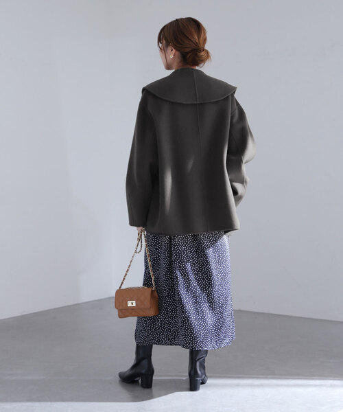 La TOTALITE（ラトータリテ）の「ウールナイロン リバーショールコート