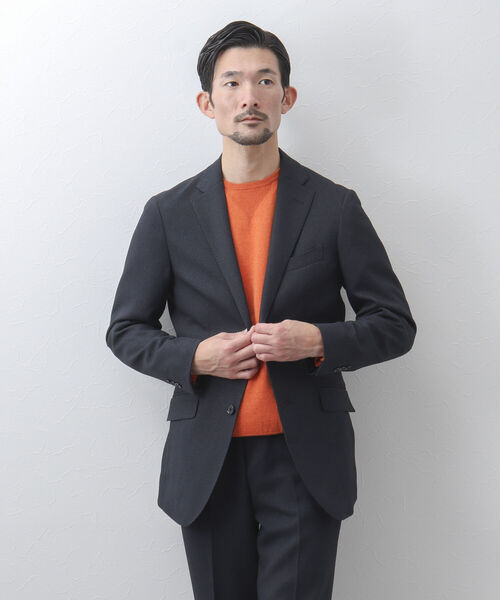 NOLLEY'S goodman（ノーリーズグッドマン）の「TRABEST セットアップ テーラードジャケット（テーラードジャケット・メンズ・ネイビー/インディゴブルー/チャコールグレー・M/L/XL/S）」の6枚目の写真