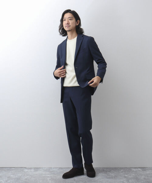 NOLLEY'S goodman（ノーリーズグッドマン）の「TRABEST セットアップ テーラードジャケット（テーラードジャケット・メンズ・ネイビー/インディゴブルー/チャコールグレー・M/L/XL/S）」の14枚目の写真