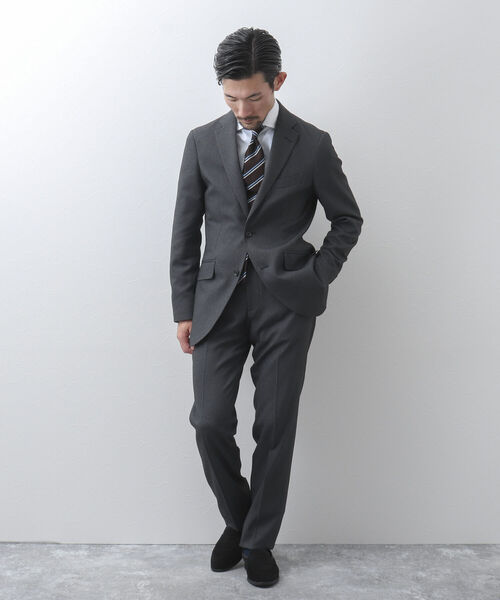 NOLLEY'S goodman（ノーリーズグッドマン）の「TRABEST セットアップ テーラードジャケット（テーラードジャケット・メンズ・ネイビー/インディゴブルー/チャコールグレー・M/L/XL/S）」の21枚目の写真