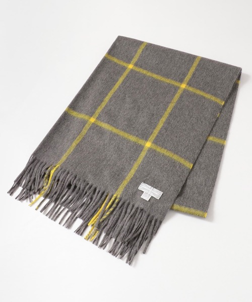 URBAN RESEARCH ROSSO WOMEN(アーバンリサーチ ロッソ)の「JOSHUA ELLIS GIANT WINDOW PANE1(マフラー・レディース・イエロー系その他・-)」の3枚目の写真