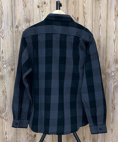 AVIREX（アヴィレックス）の「デイリー コットンフランネル ブロックチェック ワークシャツ（シャツ/ブラウス・メンズ・グレー/グリーン/レッド/ホワイト・XXL/L/XL/M）」の10枚目の写真