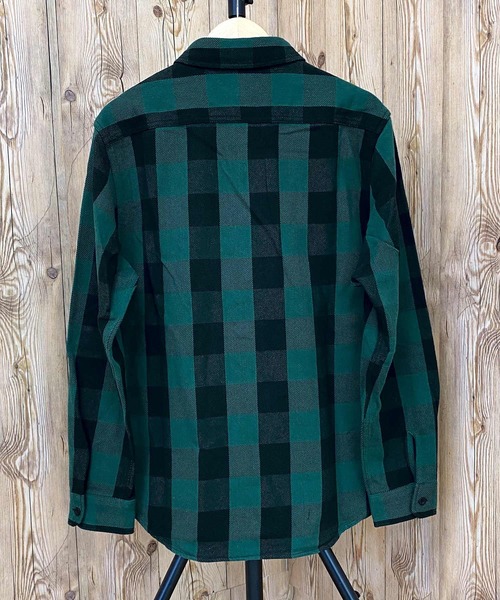 AVIREX（アヴィレックス）の「デイリー コットンフランネル ブロックチェック ワークシャツ（シャツ/ブラウス・メンズ・グレー/グリーン/レッド/ホワイト・XXL/L/XL/M）」の11枚目の写真