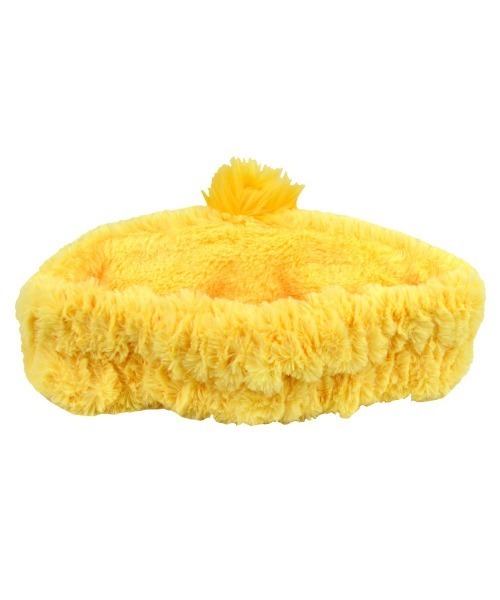 nici（ニキ）の「NICI/もこもこ ヘアバンド ヘアターバン ヒヨコ（ヘアバンド・レディース・イエロー・ONE SIZE）」の2枚目の写真