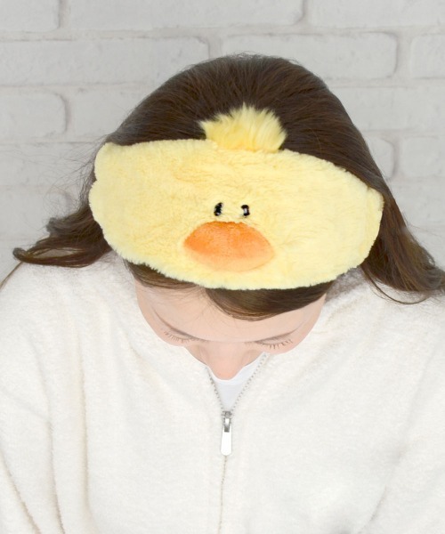 nici（ニキ）の「NICI/もこもこ ヘアバンド ヘアターバン ヒヨコ（ヘアバンド・レディース・イエロー・ONE SIZE）」の5枚目の写真