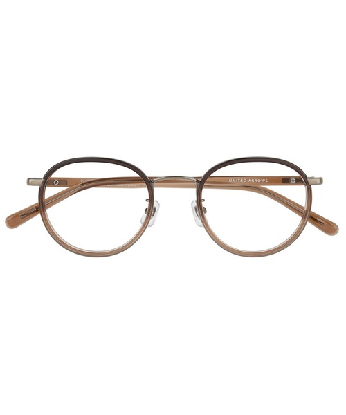 UNITED ARROWS（ユナイテッドアローズ）の「ボストン型 メガネ｜ユナイテッドアローズ｜Zoff | UNITED ARROWS RELAX（メガネ・レディース・ブラック/ベージュ/ブラウン系その他・FREE）」の9枚目の写真