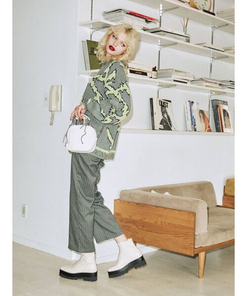 jouetie（ジュエティ）の「コードショルダーBAG（ショルダーバッグ・レディース・ブラック/オフホワイト/イエロー・FREE）」の12枚目の写真