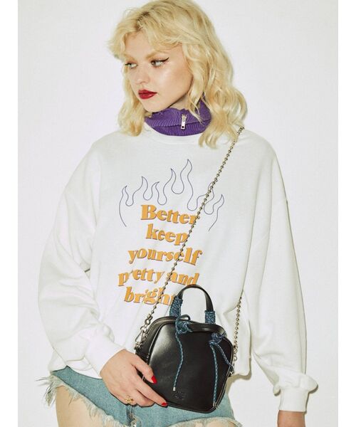 jouetie（ジュエティ）の「コードショルダーBAG（ショルダーバッグ・レディース・ブラック/オフホワイト/イエロー・FREE）」の14枚目の写真