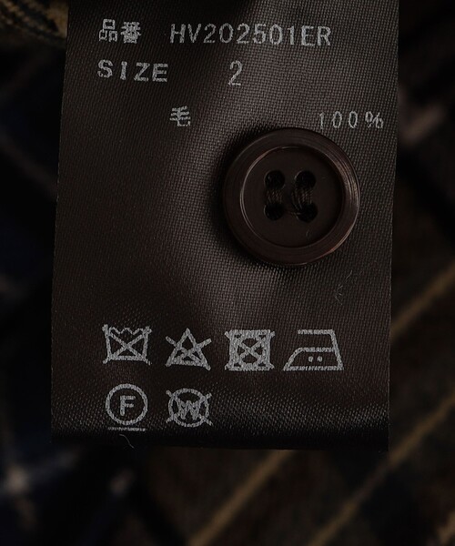 SHIPS（シップス）の「HUM VENT:PICATORISタータンチェックシャツ（シャツ/ブラウス・レディース・イエロー・ONE SIZE）」の2枚目の写真