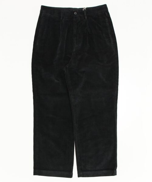 RICCARDO METHA(リカルドメッサ)の「1TUCK WIDE PANTS 8walle CORDUROY SOLID J8132(その他パンツ・メンズ・ブラック/オリーブ/ベージュ/カーキ/ネイビー・46/48)」の2枚目の写真