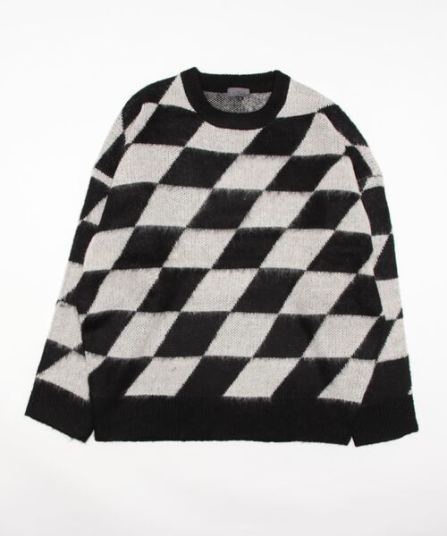 CERCA(チェルカ)の「【BEL】モヘアライク アクリルニット(RS/)(ニット/セーター・メンズ・ホワイト系その他2/ホワイト系その他3/ホワイト系その他4/ブラック系その他2/ブラック系その他3/ブラック系その他4/グレー系その他2/ブラウン系その他2/ベージュ系その他2・LARGE/MEDIUM)」の20枚目の写真