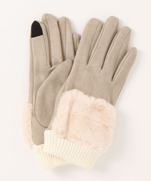 スウェードファーグローブ 手袋 Right On ライトオン のファッション通販 Zozotown
