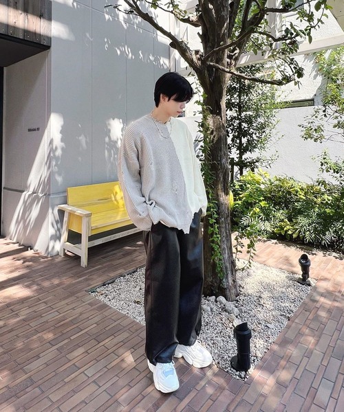 Figments（フィグメンツ）の「フェイクレザ－バギーパンツ（その他パンツ・レディース・ブラック・FREE）」の10枚目の写真