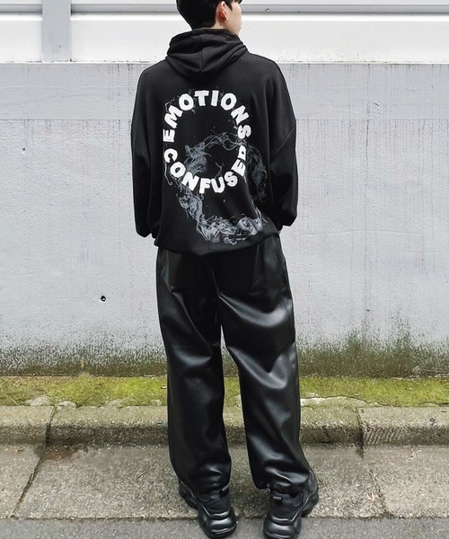 Figments（フィグメンツ）の「フェイクレザ－バギーパンツ（その他パンツ・レディース・ブラック・FREE）」の15枚目の写真