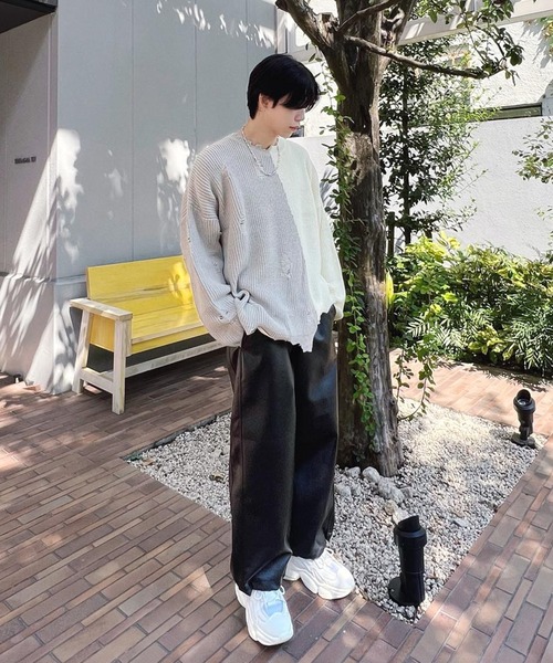 Figments（フィグメンツ）の「フェイクレザ－バギーパンツ（その他パンツ・レディース・ブラック・FREE）」の13枚目の写真