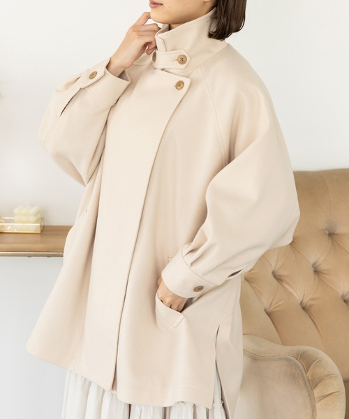 ♡ELLIE♡ポンチョコート ポンチョの通販｜ELLE SHOP (エル・ショップ)