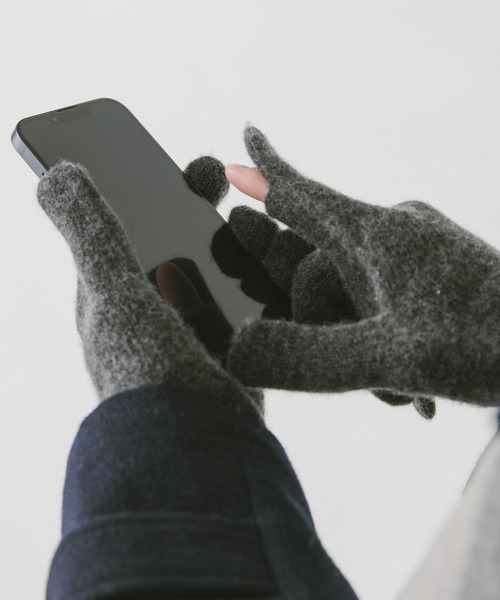 URBAN RESEARCH DOORS(アーバンリサーチドアーズ)の「ハミルトングローブ(手袋・メンズ・チャコールグレー/グレー・-)」の1枚目の写真