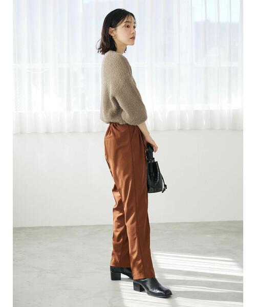 Petit fleur（プチフルール）の「・Petit Fleur センタープレスパンツ（その他パンツ・レディース・ブラック/ブルー/ブラウン・FREE）」の5枚目の写真