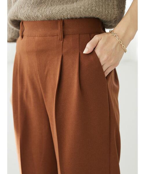 Petit fleur（プチフルール）の「・Petit Fleur センタープレスパンツ（その他パンツ・レディース・ブラック/ブルー/ブラウン・FREE）」の7枚目の写真