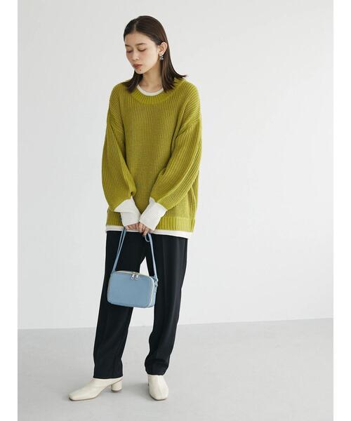 Petit fleur（プチフルール）の「・Petit Fleur センタープレスパンツ（その他パンツ・レディース・ブラック/ブルー/ブラウン・FREE）」の11枚目の写真