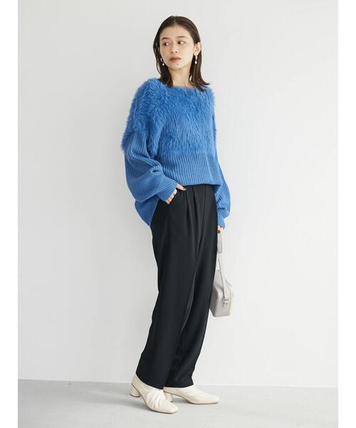 Petit fleur（プチフルール）の「・Petit Fleur センタープレスパンツ（その他パンツ・レディース・ブラック/ブルー/ブラウン・FREE）」の13枚目の写真