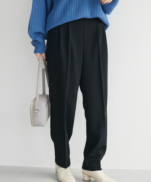 Petit fleur（プチフルール）の「・Petit Fleur センタープレスパンツ（その他パンツ・レディース・ブラック/ブルー/ブラウン・FREE）」の2枚目の写真