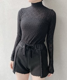 lilLilly | フラワーレーストップス(Tシャツ/カットソー)