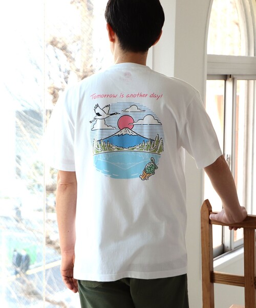 【匿名配送】BEAMS 別注 ピーターパン Tシャツ BEAMS JAPAN（ビームス ジャパン）【別注】富士山 Tシャツ Vol.2
