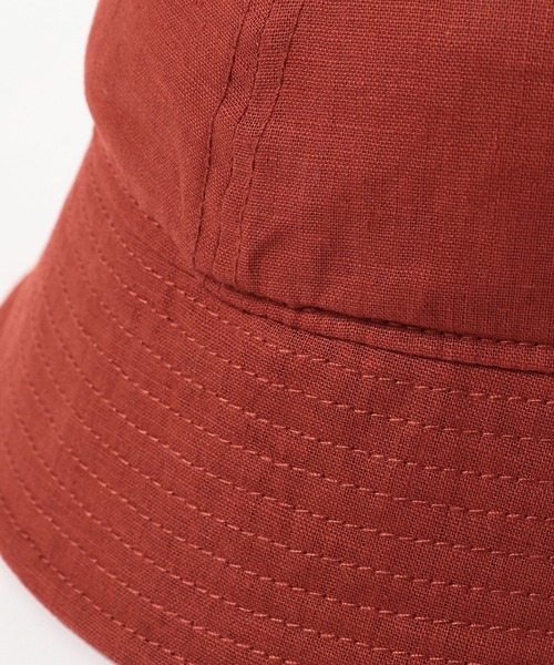 BEAMS（ビームス）の「BEAMS / リネン ベルハット（ハット・メンズ・ブラック/レッド系その他5/ベージュ・ONE SIZE）」の5枚目の写真